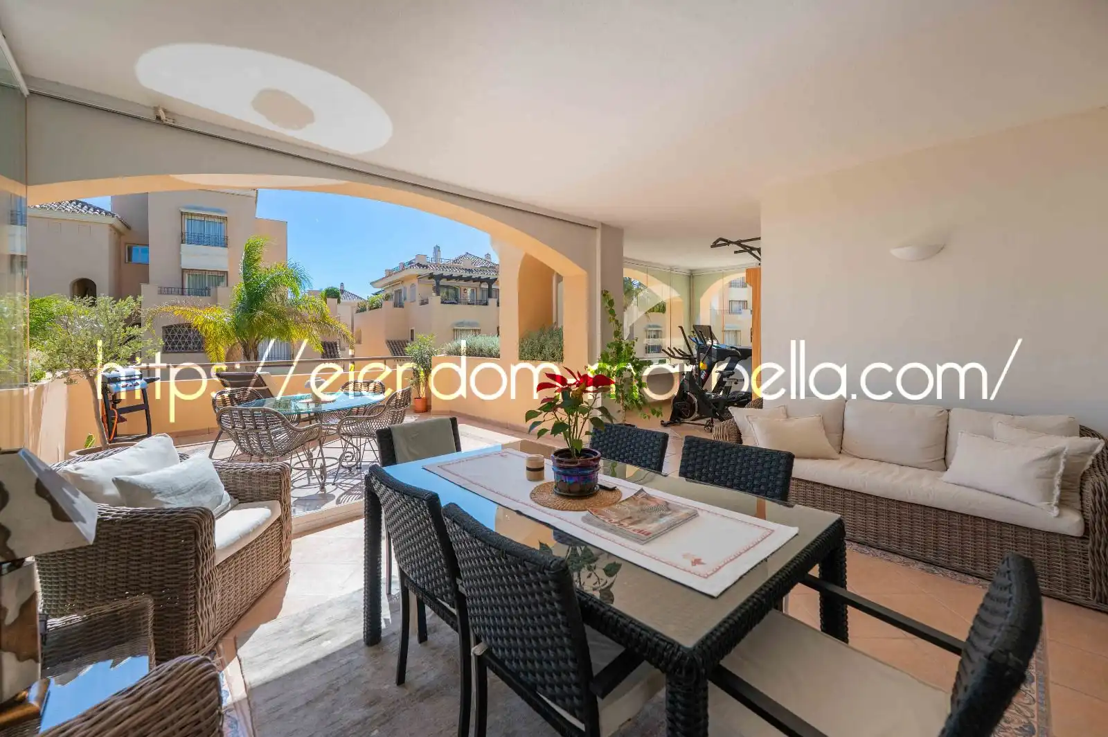Jardín de Apartamento en venta en Marbella con Aire acondicionado, Terraza y Amueblado