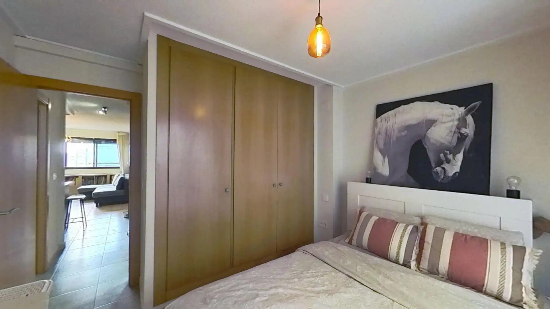 Bedroom of Flat for sale in Alicante / Alacant  with Air Conditioner