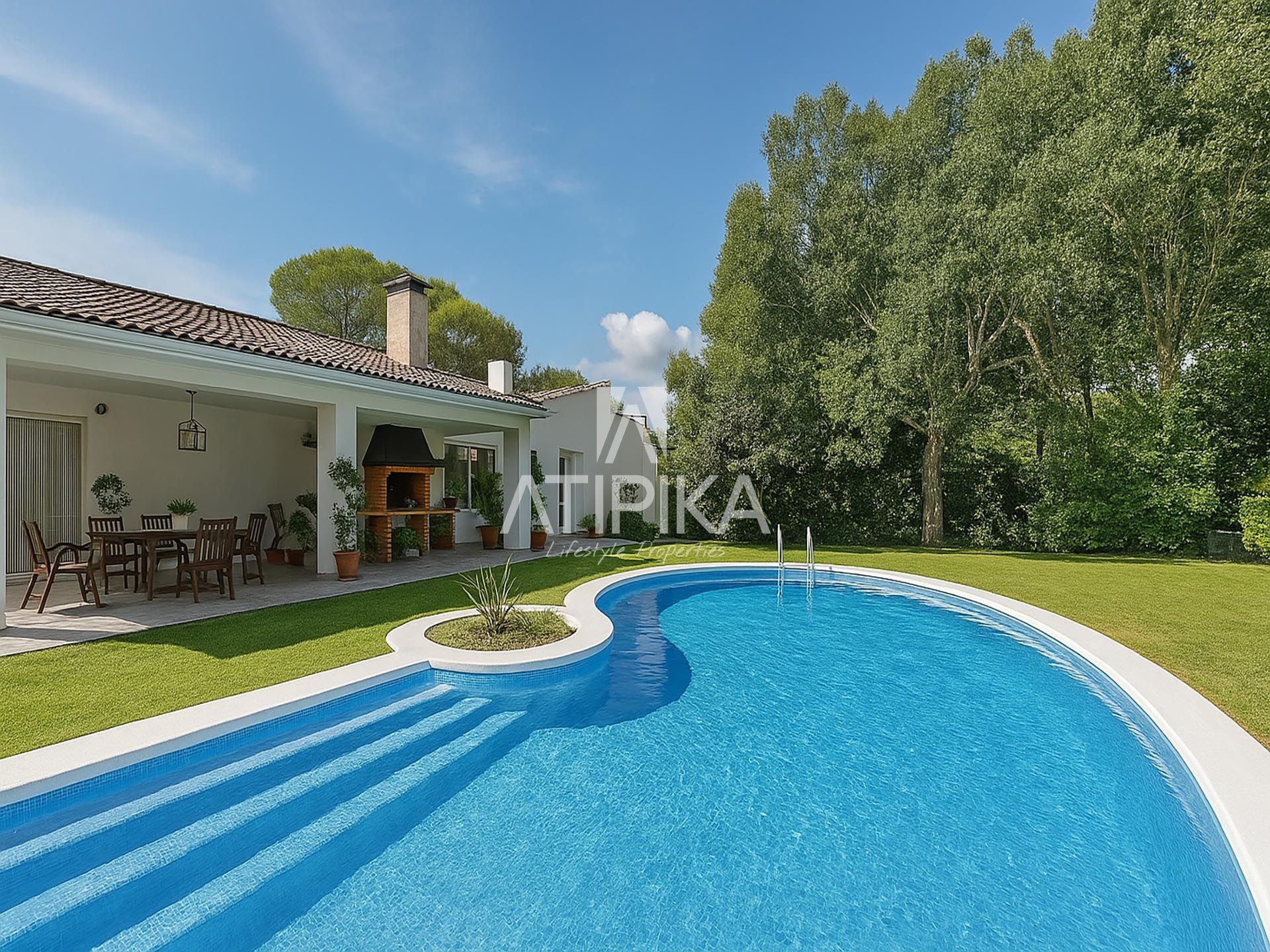 Piscina de Casa o chalet en venta en Dosrius con Calefacción, Parquet y Terraza