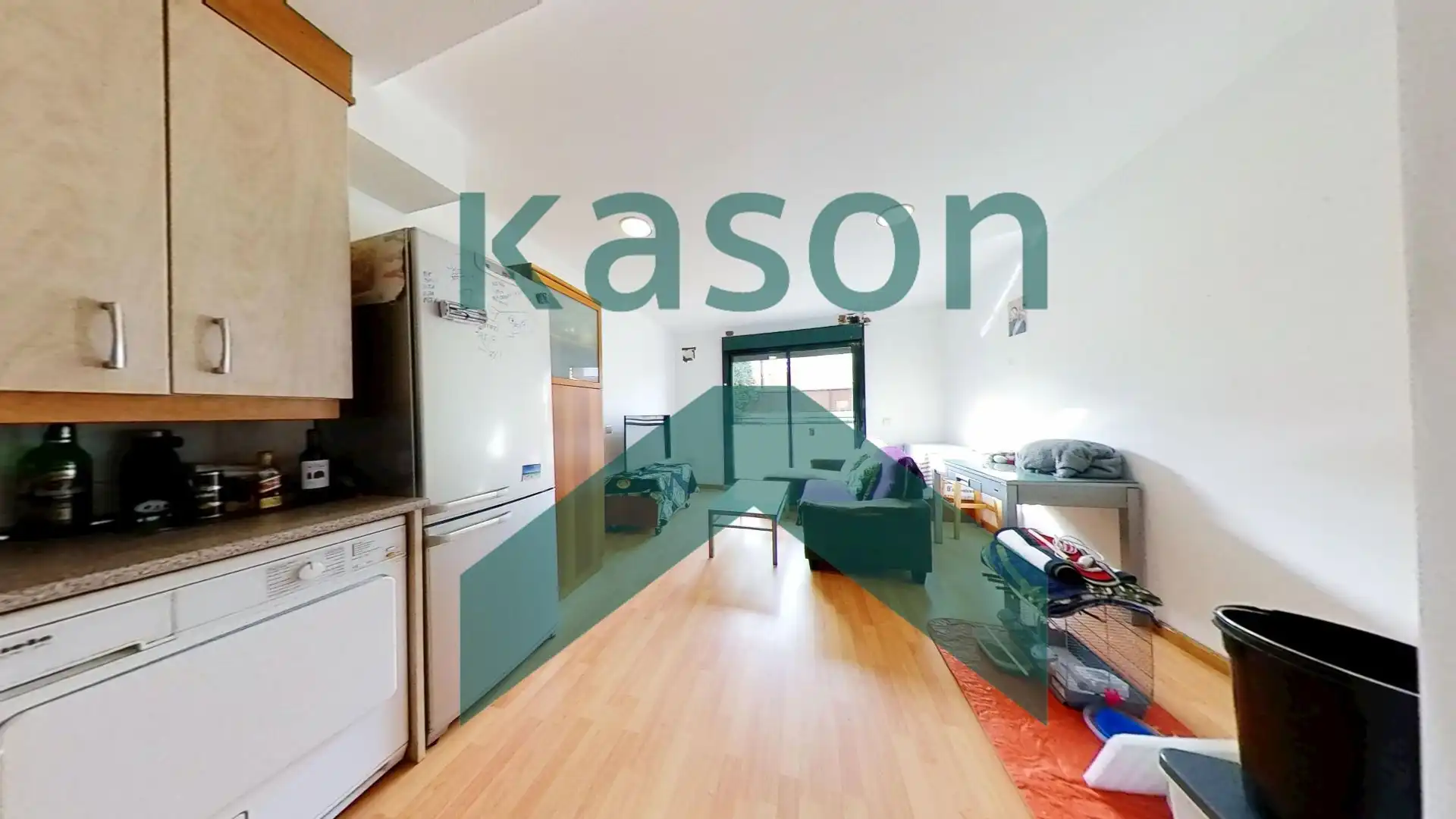 Kitchen of Flat for sale in  Madrid Capital  with Air Conditioner, Heating and Storage room