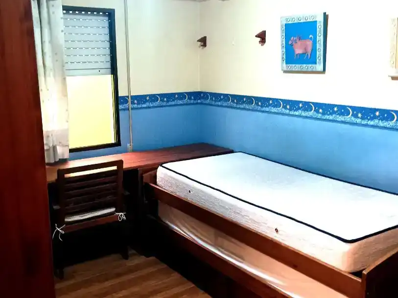 Bedroom of Flat for rent in Santa Pola  with Air Conditioner, Furnished and Balcony