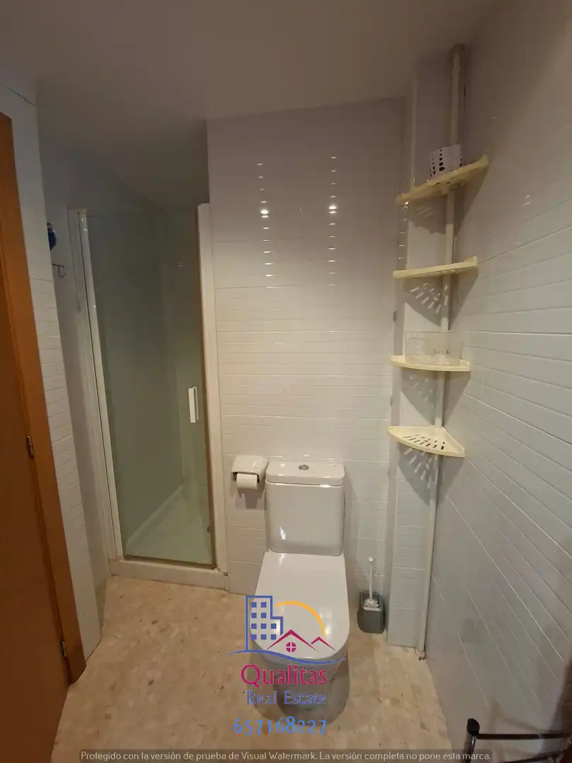 Baño de Apartamento de alquiler en Oliva con Aire acondicionado, Calefacción y Terraza