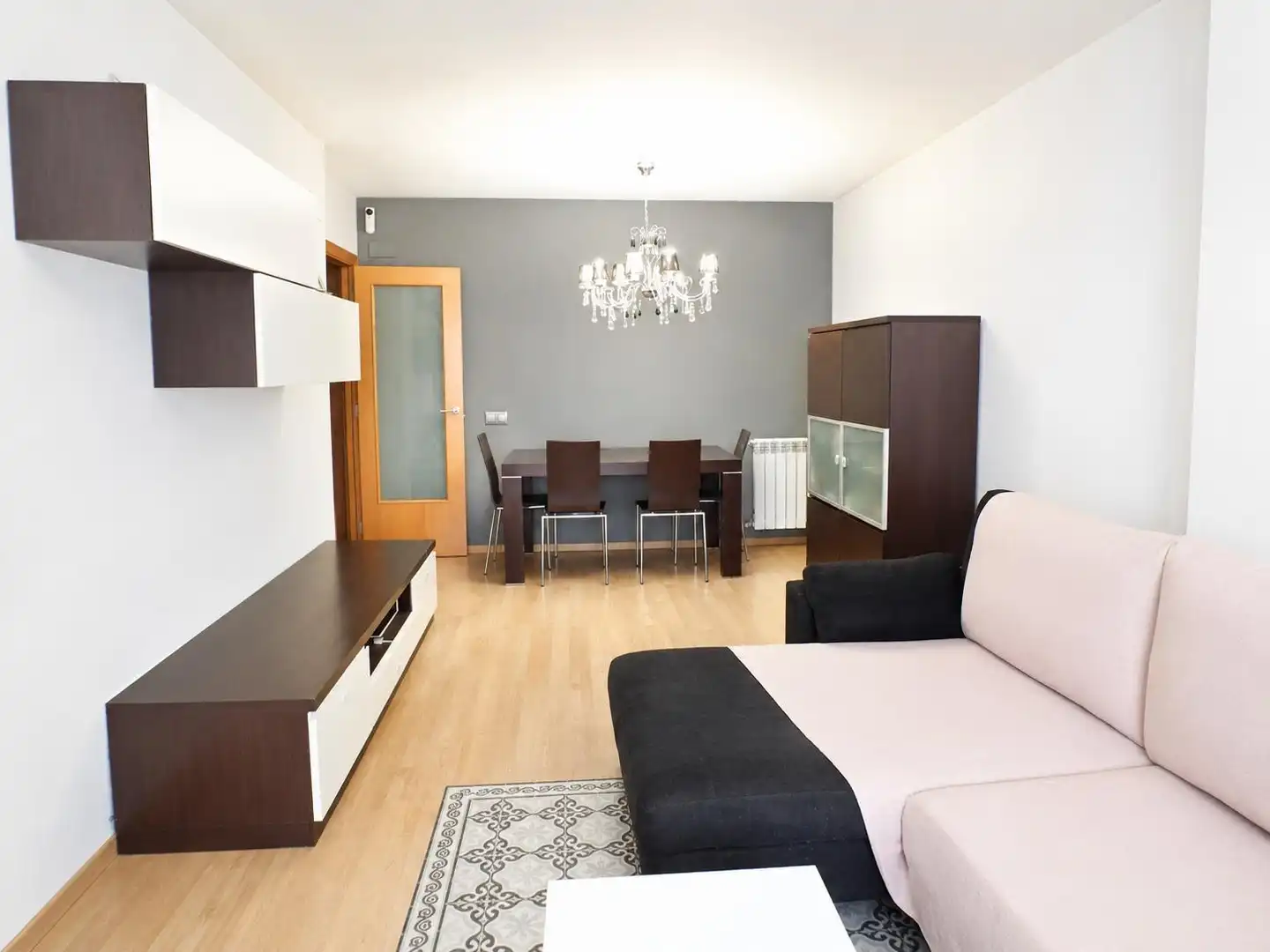 Sala d'estar de Pis en venda en Manresa amb Calefacció, Jardí privat i Terrassa