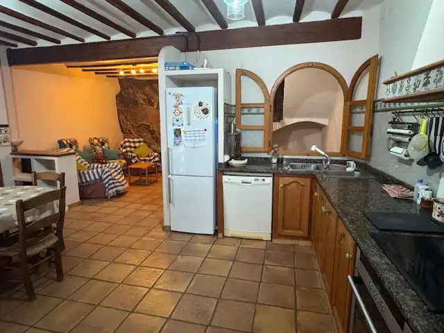 Küche von Haus oder Chalet zum Verkauf in Vilafamés mit Terrasse, Möbliert und Ofen