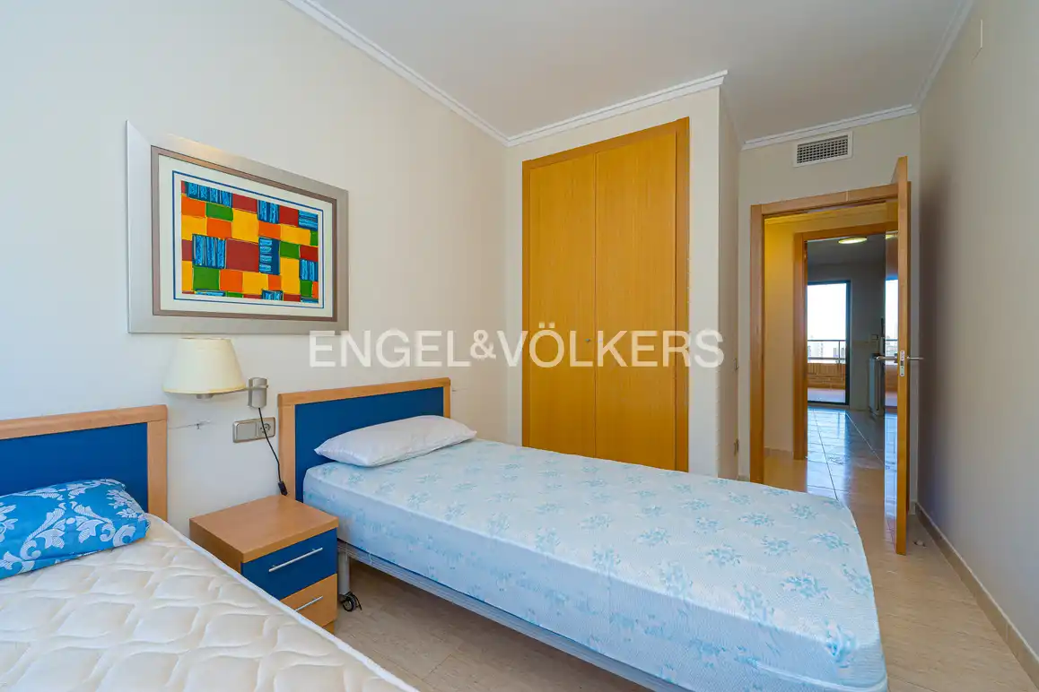 Habitación de Apartamento de alquiler en Villajoyosa / La Vila Joiosa con Aire acondicionado, Terraza y Trastero