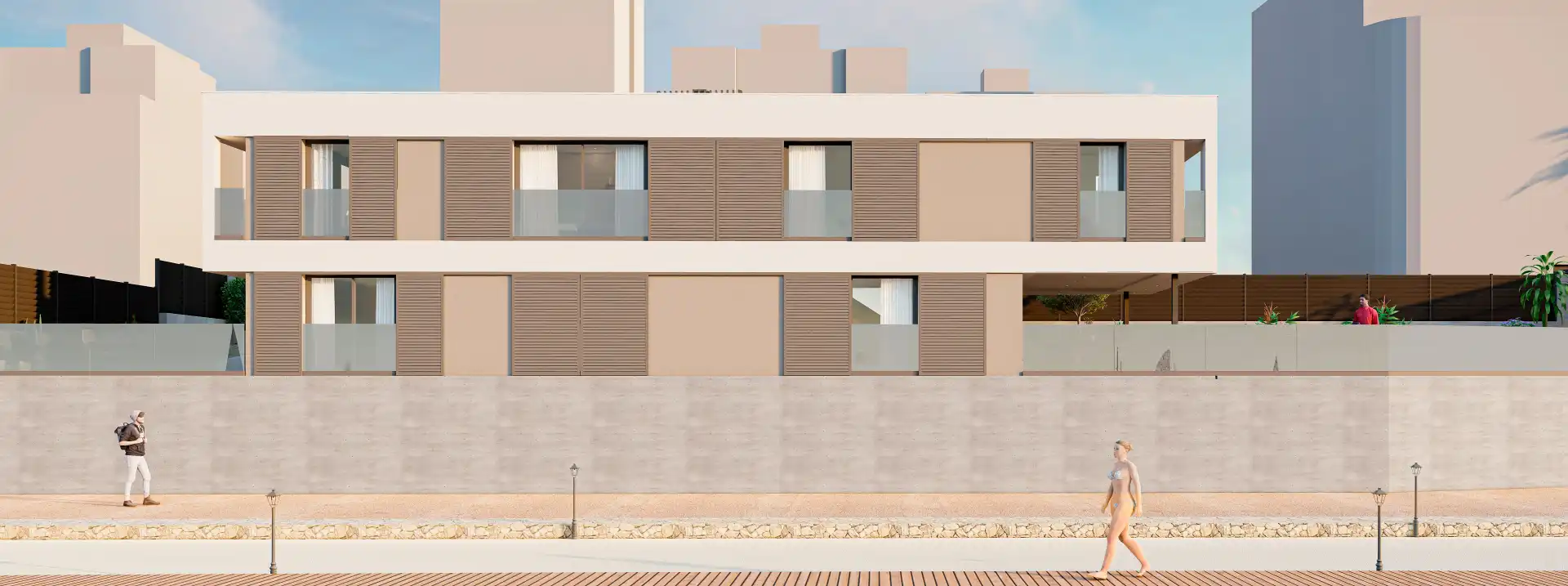 Vista exterior de Casa o xalet en venda en Benicasim / Benicàssim amb Calefacció, Jardí privat i Terrassa