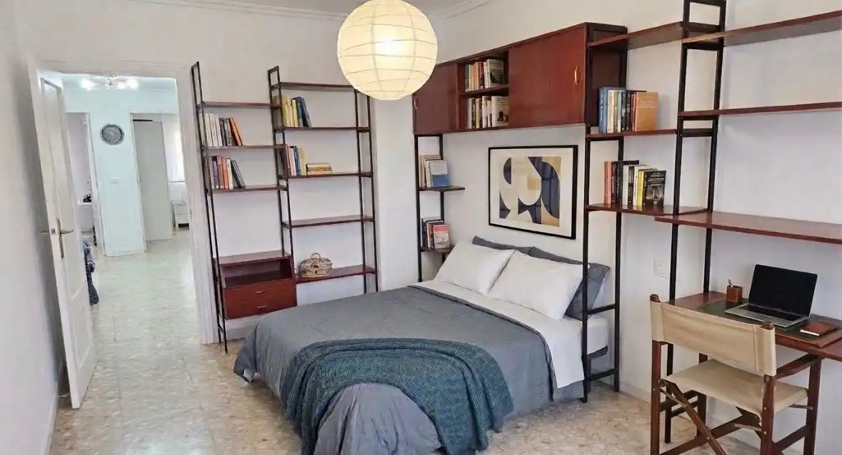Bedroom of Flat for rent in Salamanca  with Heating, Terrace and Furnished
