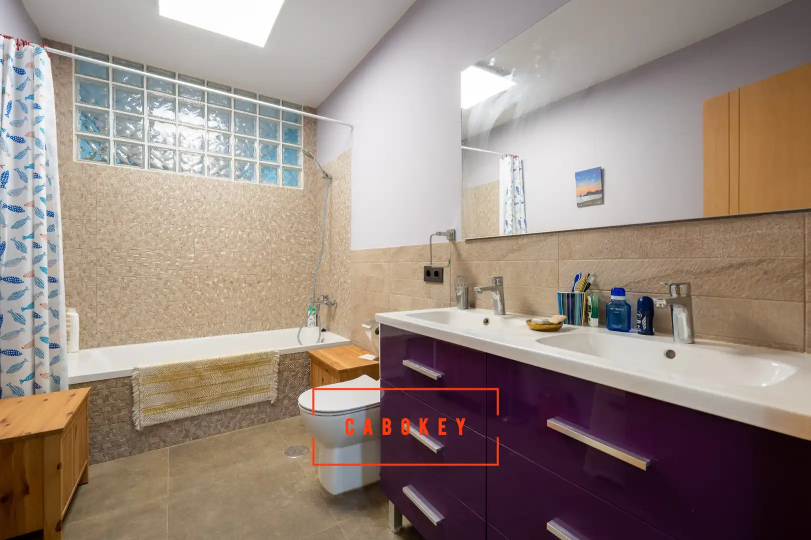 Bany de Casa o xalet en venda en Tabernas amb Aire condicionat, Calefacció i Jardí privat