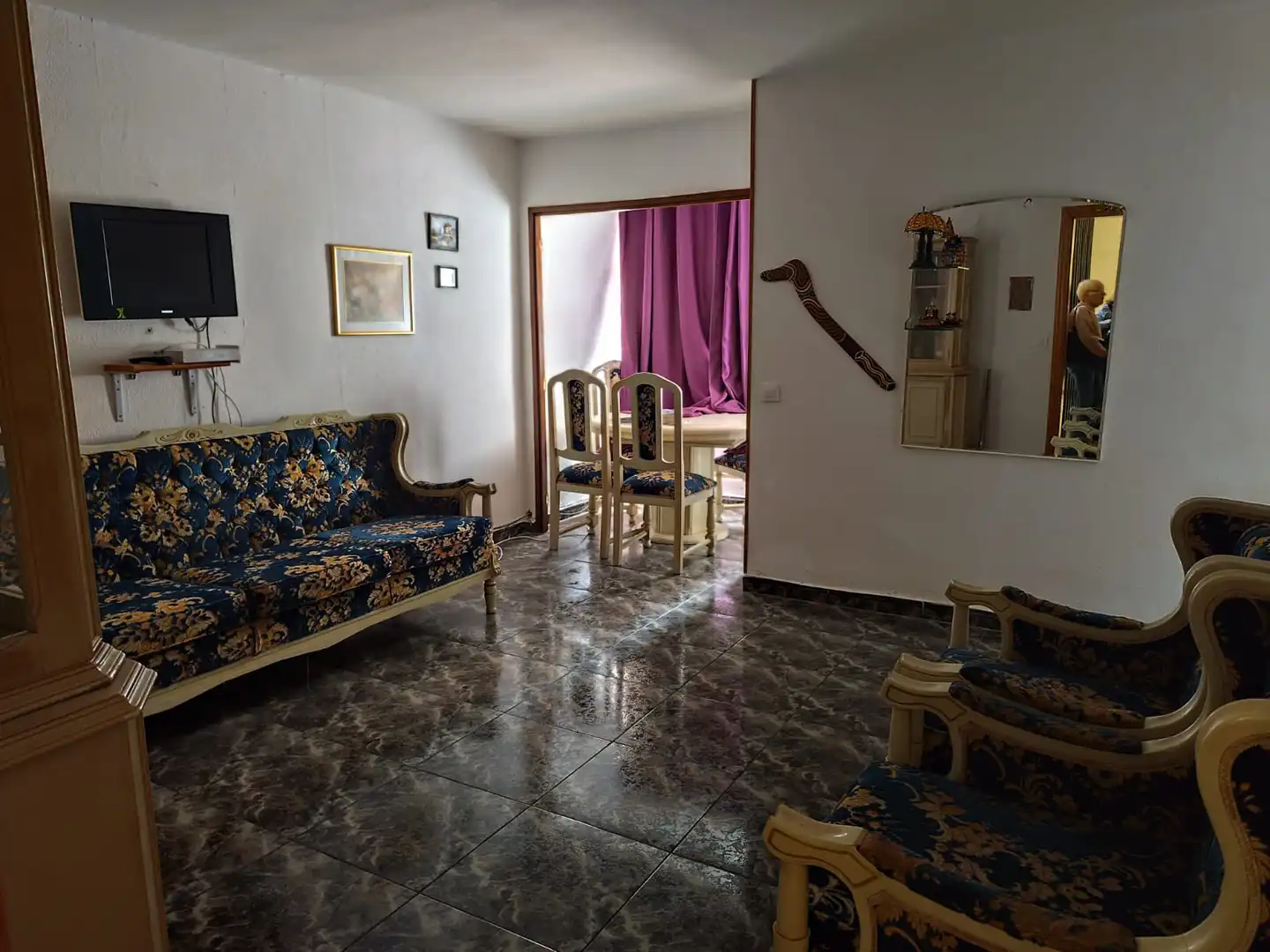 Sala de estar de Piso de alquiler en San Cristóbal de la Laguna con Amueblado, Lavadora y Internet