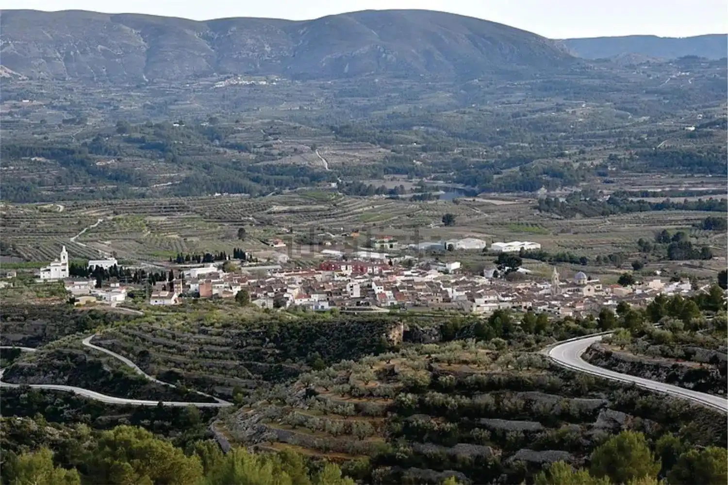 Vista exterior de Finca rústica en venda en Beniarrés