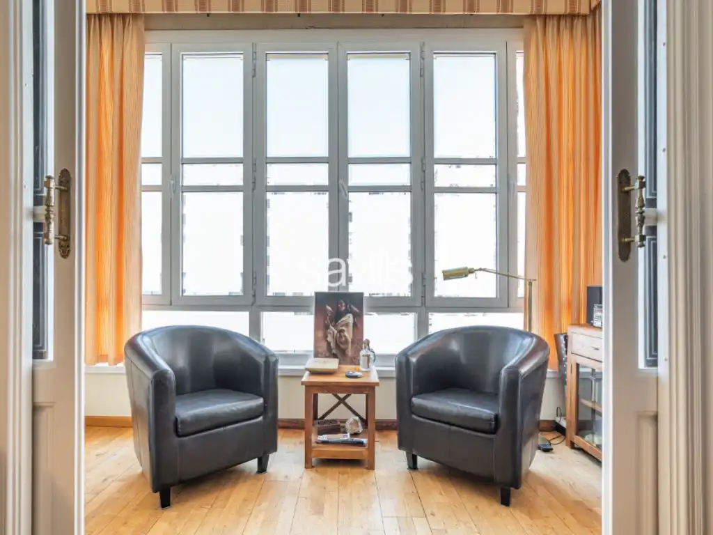 Sala d'estar de Apartament en venda en Barcelona amb Aire condicionat, Terrassa i Balcó