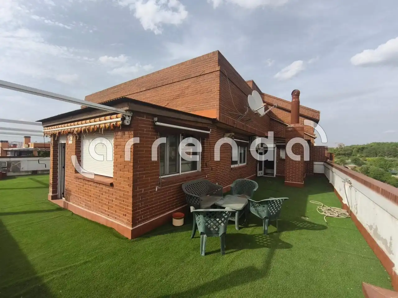 Terraza de Ático en venta en Madrid