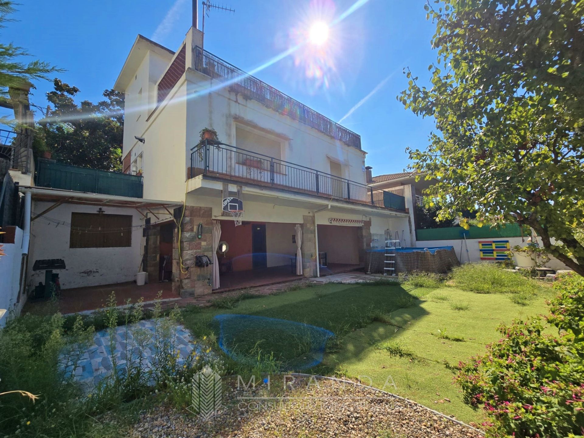 Exterior view of House or chalet for sale in La Garriga  with Heating, Private garden and Parquet flooring