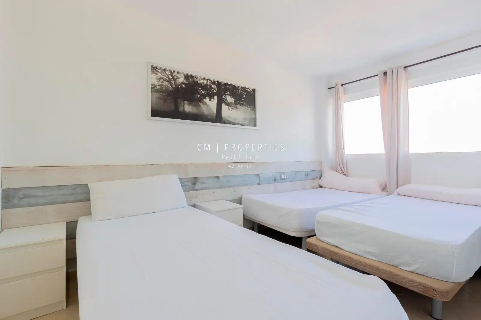Schlafzimmer von Haus oder Chalet zur Miete in Valencia mit Klimaanlage, Heizung und Terrasse