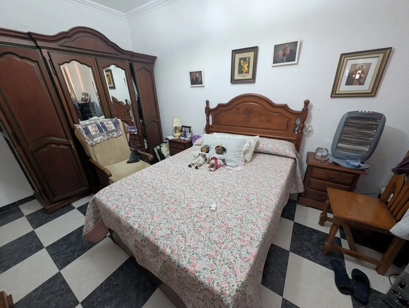Bedroom of Flat for sale in Lucena  with Air Conditioner, Heating and Terrace