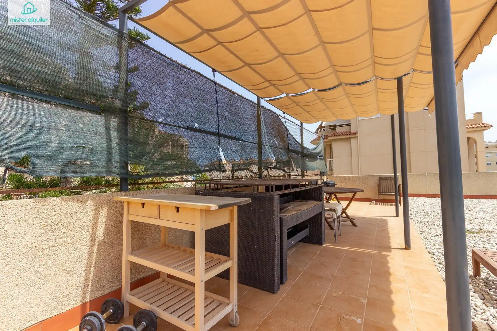 Terrace of Apartments for rent in El Campello  with Air Conditioner, Terrace and Furnished