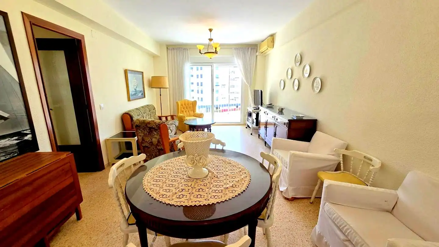 Wohnzimmer von Wohnungen zum Verkauf in Gandia mit Klimaanlage, Terrasse und Möbliert