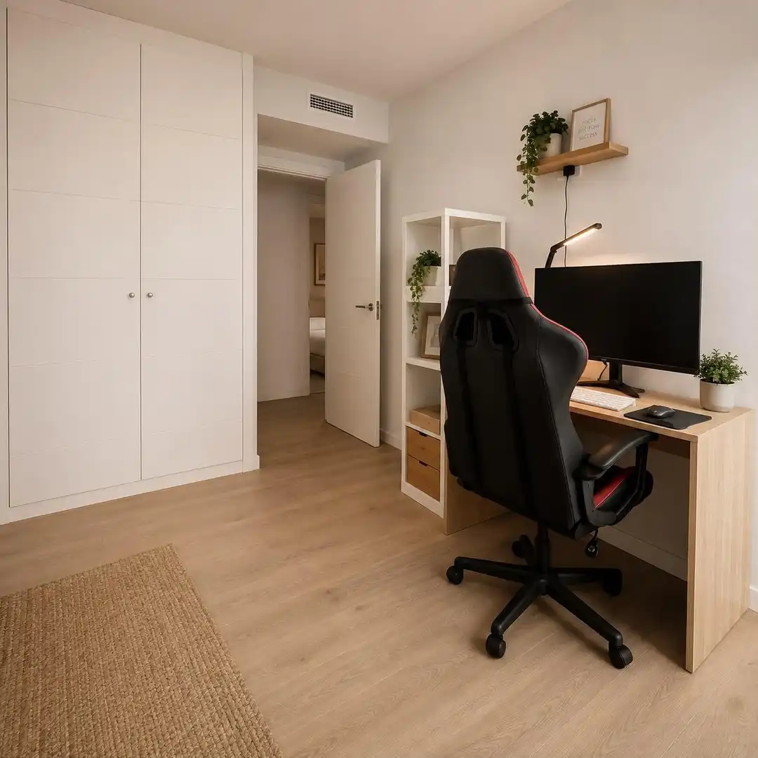 Bedroom of Flat for sale in Valencia  with Air Conditioner, Heating and Private garden
