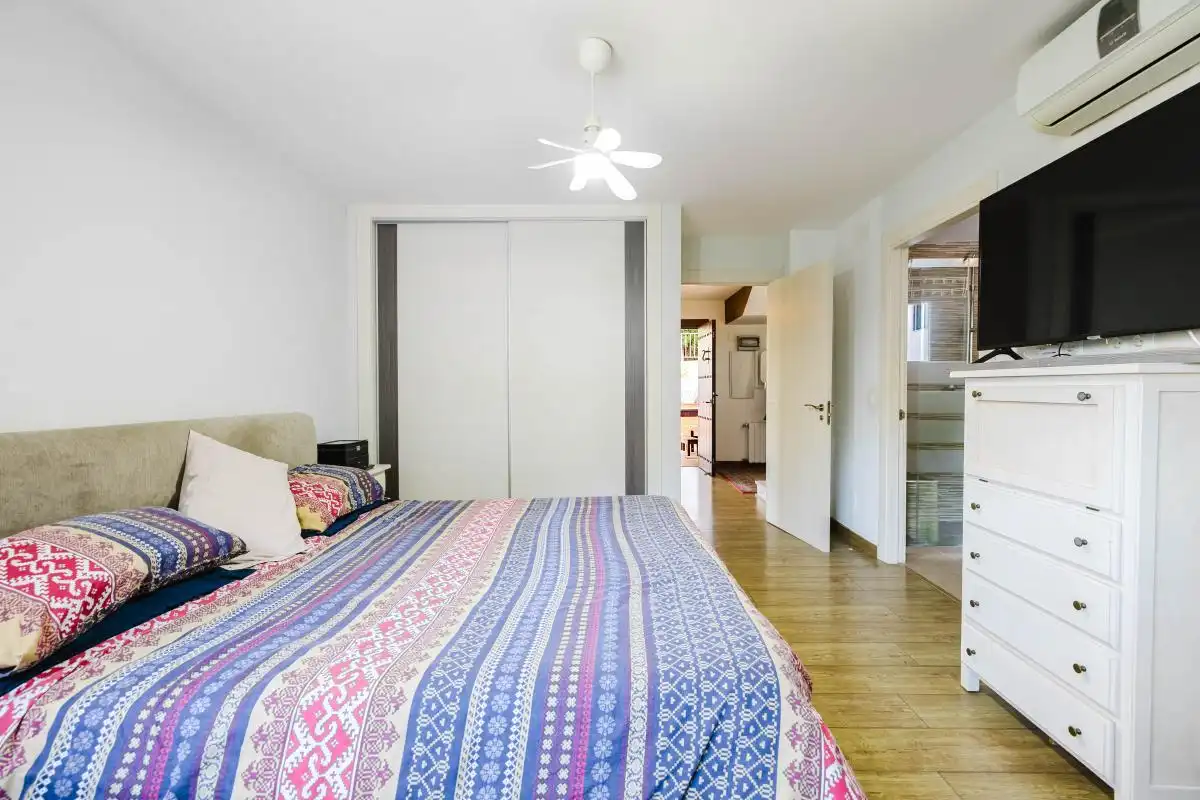 Bedroom of Houses for sale in Málaga  with Air Conditioner, Heating and Private garden