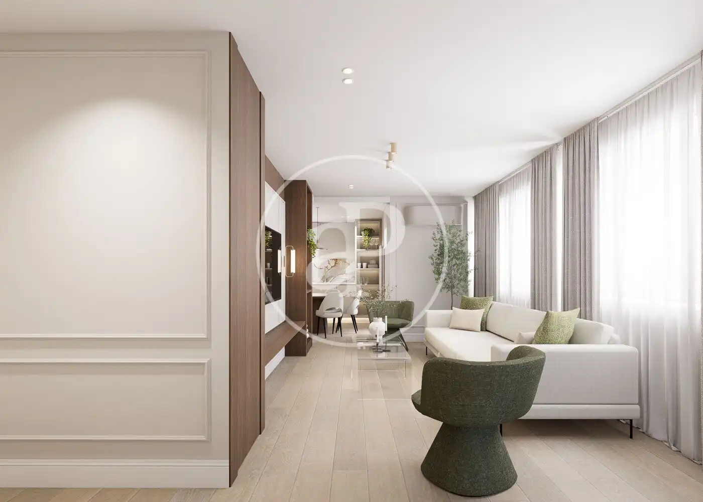 Living room of Flat for sale in Madrid  with Air Conditioner, Heating and Terrace