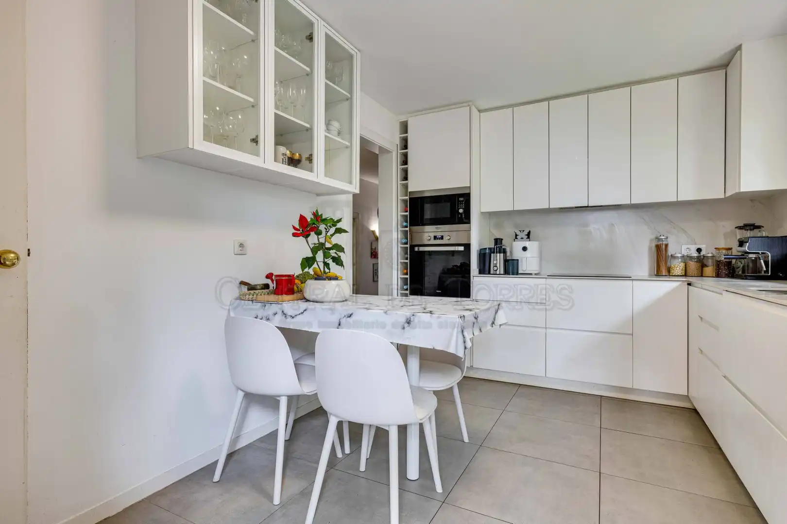Cocina de Casa o chalet en venta en Sant Cugat del Vallès con Calefacción, Jardín privado y Parquet