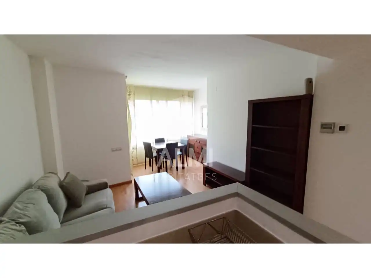 Sala de estar de Piso de alquiler en Barcelona con Aire acondicionado, Calefacción y Parquet