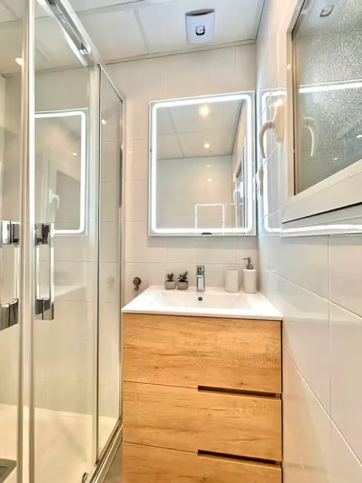 Bathroom of Flat for sale in Málaga  with Air Conditioner, Heating and Furnished