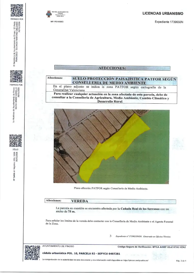 Terreno en venta en El Pinós / Pinoso