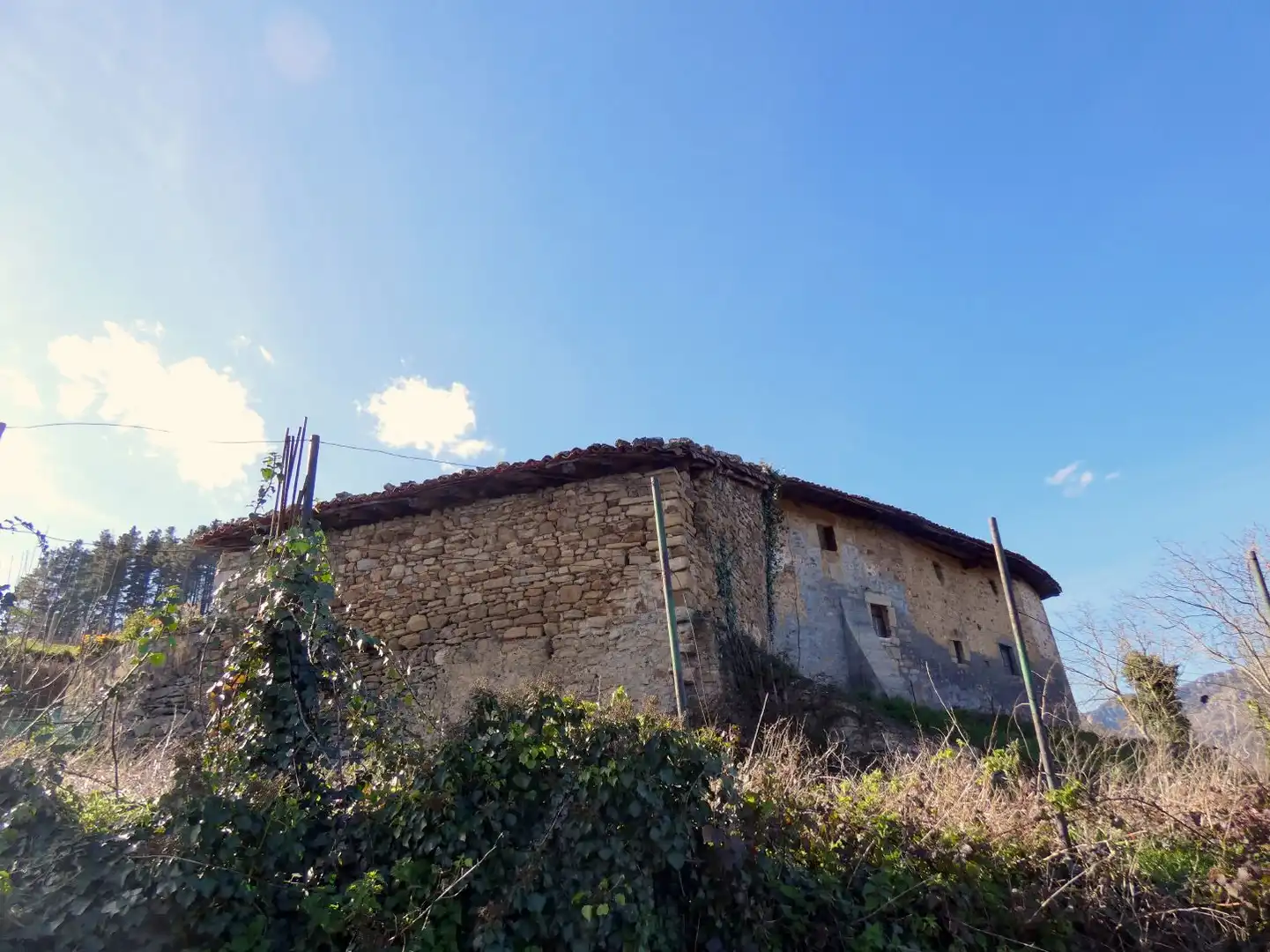 Vista exterior de Finca rústica en venta en Aramaio con Calefacción, Amueblado y Balcón