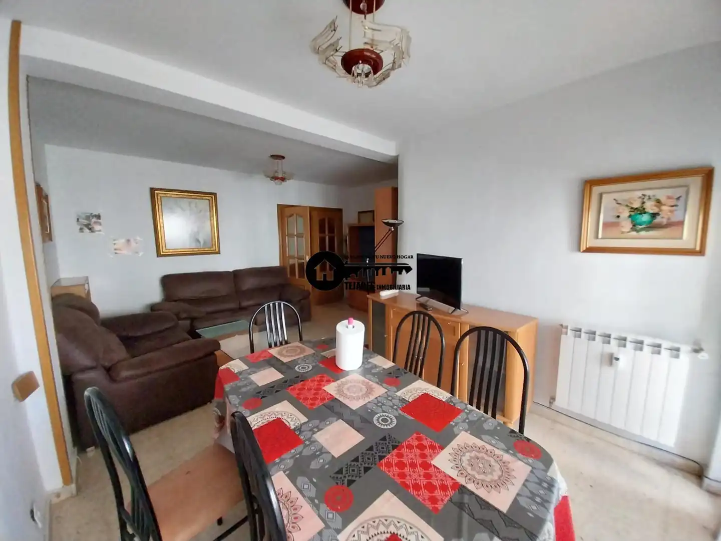 Wohnzimmer von Wohnung zur Miete in Albacete mit Heizung, Terrasse und Balkon