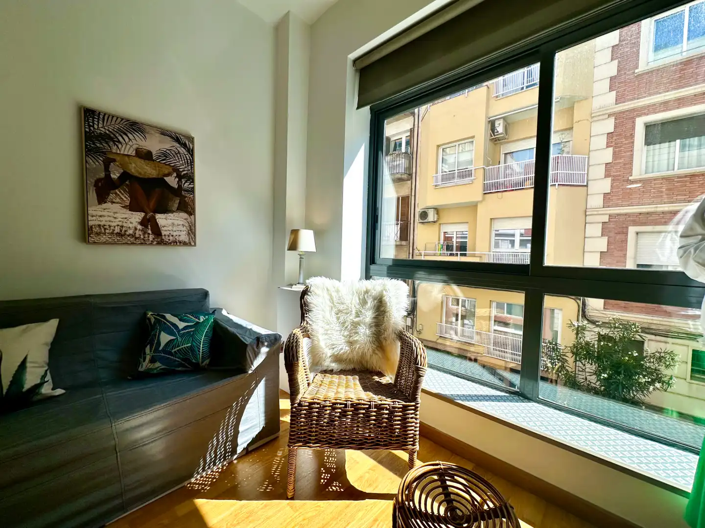 Sala de estar de Apartamento en venta en Barcelona con Aire acondicionado, Calefacción y Parquet