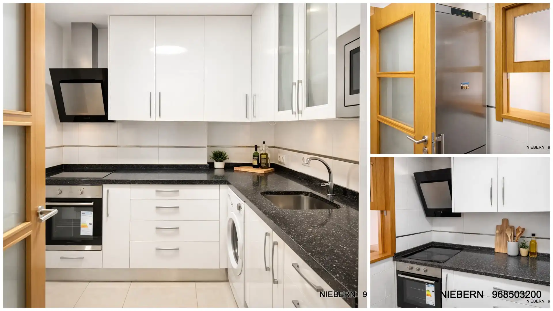 Kitchen of Flat for rent in Cartagena  with Furnished, Oven and Washing machine