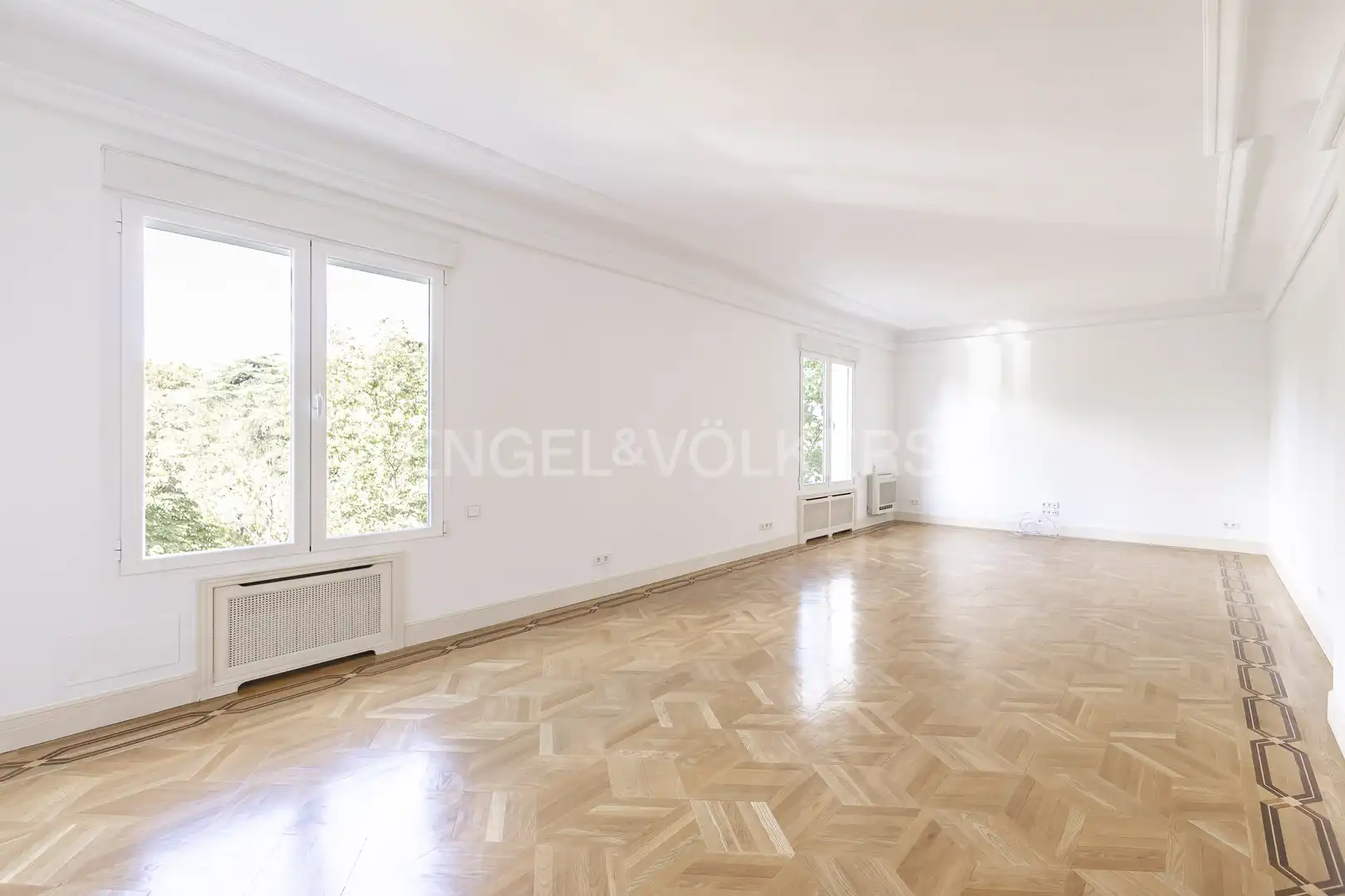 Wohnzimmer von Wohnung zur Miete in Madrid mit Klimaanlage und Heizung