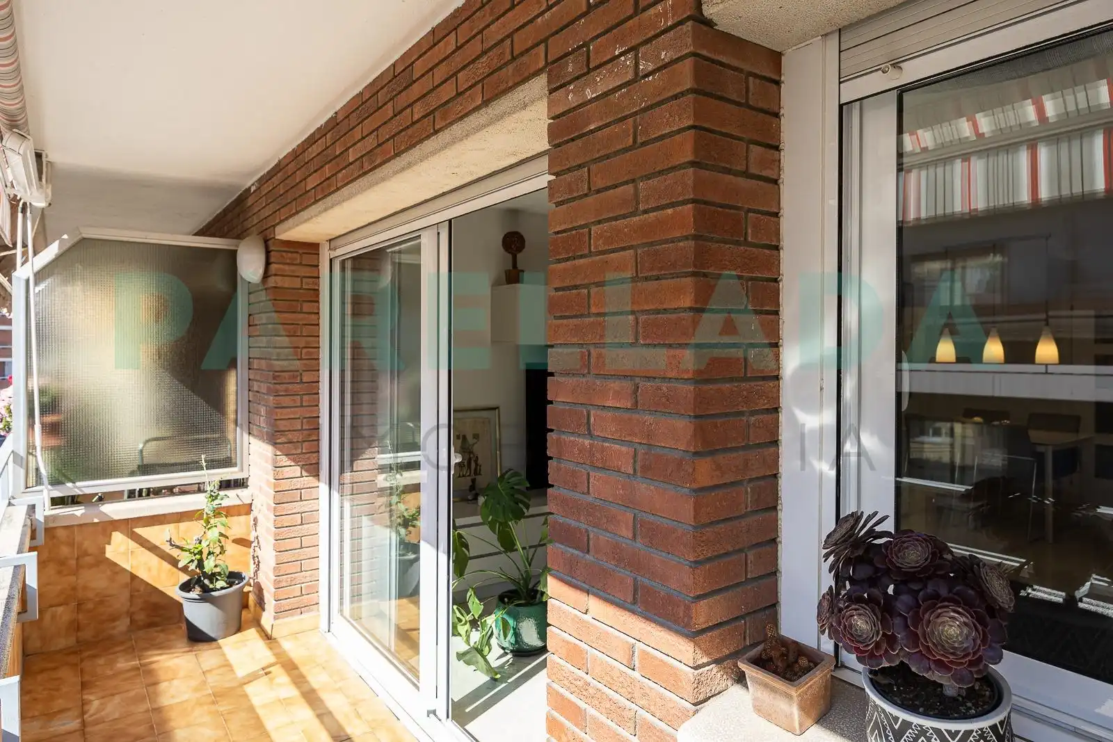 Balcony of Duplexes for sale in Badalona  with Air Conditioner, Heating and Terrace