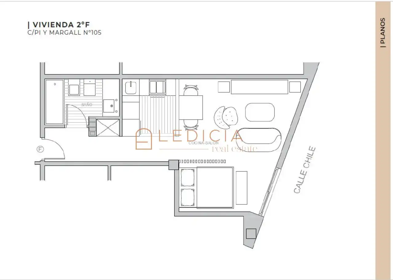 Estudio en venta en PI Y MARGALL, Casco Vello