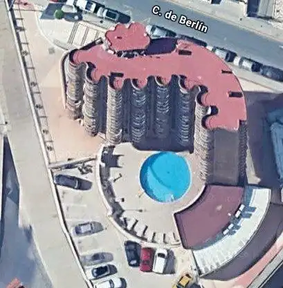 Schwimmbecken von Wohnungen zum Verkauf in Benidorm mit Klimaanlage, Heizung und Möbliert