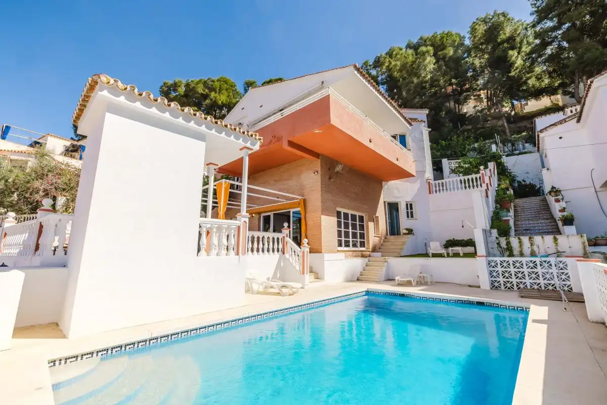 Exterior view of Houses for sale in Málaga  with Air Conditioner, Heating and Private garden