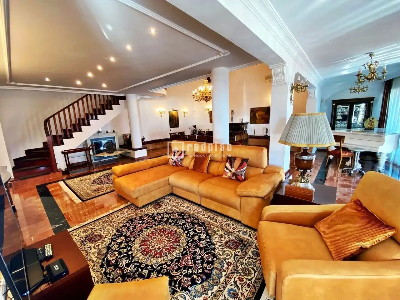 Living room of Houses for rent in Málaga  with Air Conditioner, Heating and Private garden