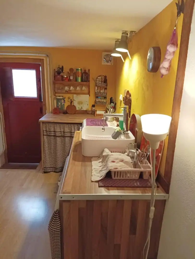 Cuina de Casa o xalet en venda en Capçanes amb Calefacció, Jardí privat i Parquet