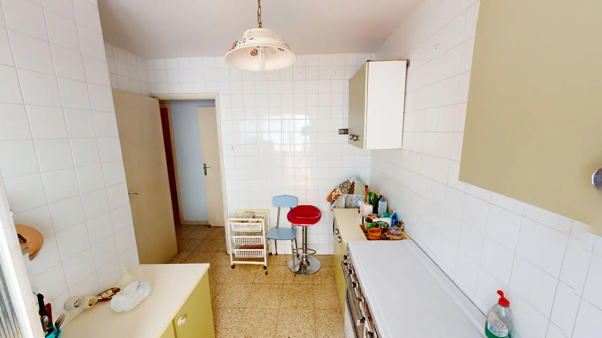 Kitchen of Flat for sale in Alicante / Alacant  with Air Conditioner, Furnished and Balcony