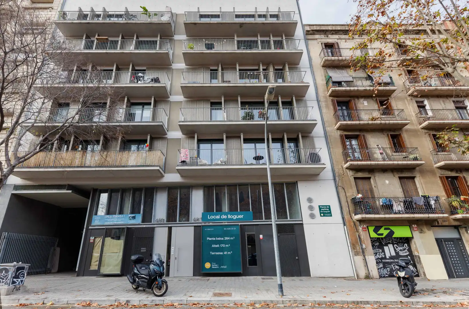 Außenansicht von Geschaftsraum zur Miete in Barcelona mit Terrasse