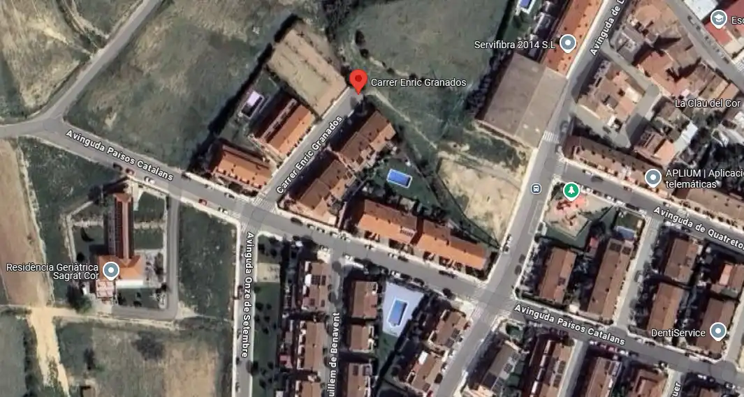 Vista exterior de Casa adosada en venda en Benavent de Segrià
