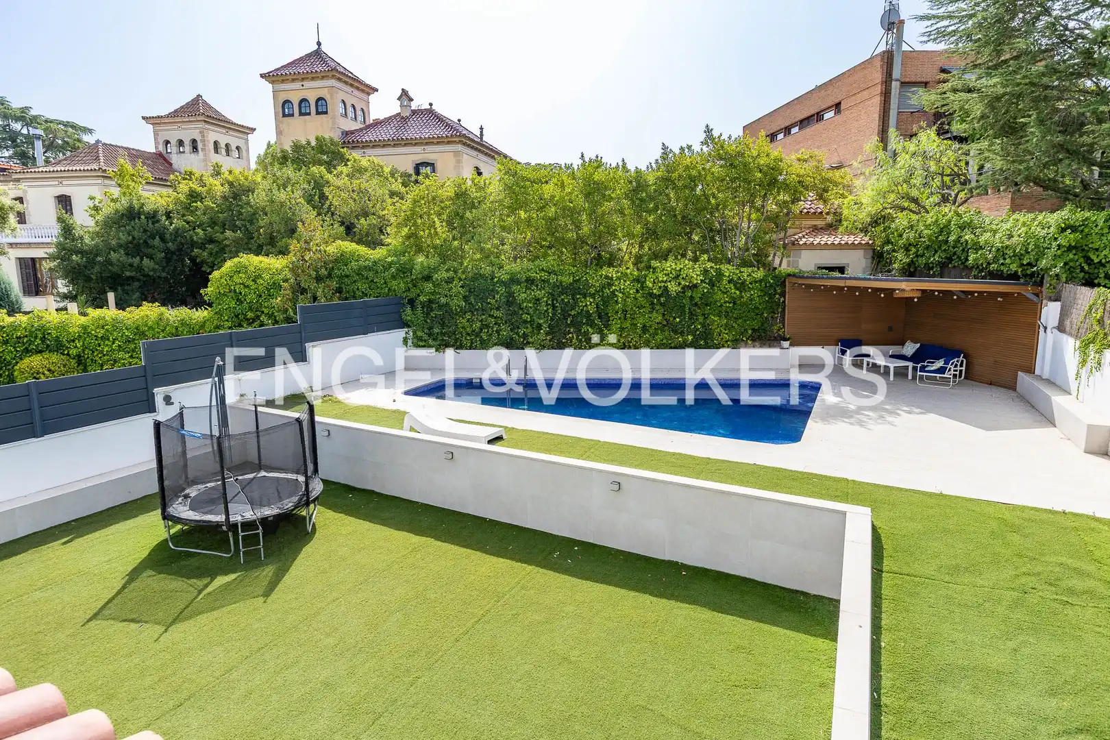 Terrassa de Casa o xalet de lloguer en Sant Cugat del Vallès amb Aire condicionat, Calefacció i Jardí privat