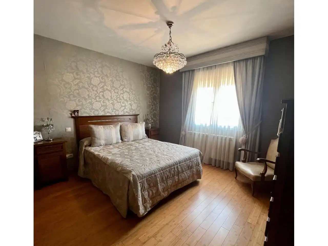 Dormitori de Casa adosada en venda en Illescas amb Aire condicionat, Calefacció i Jardí privat