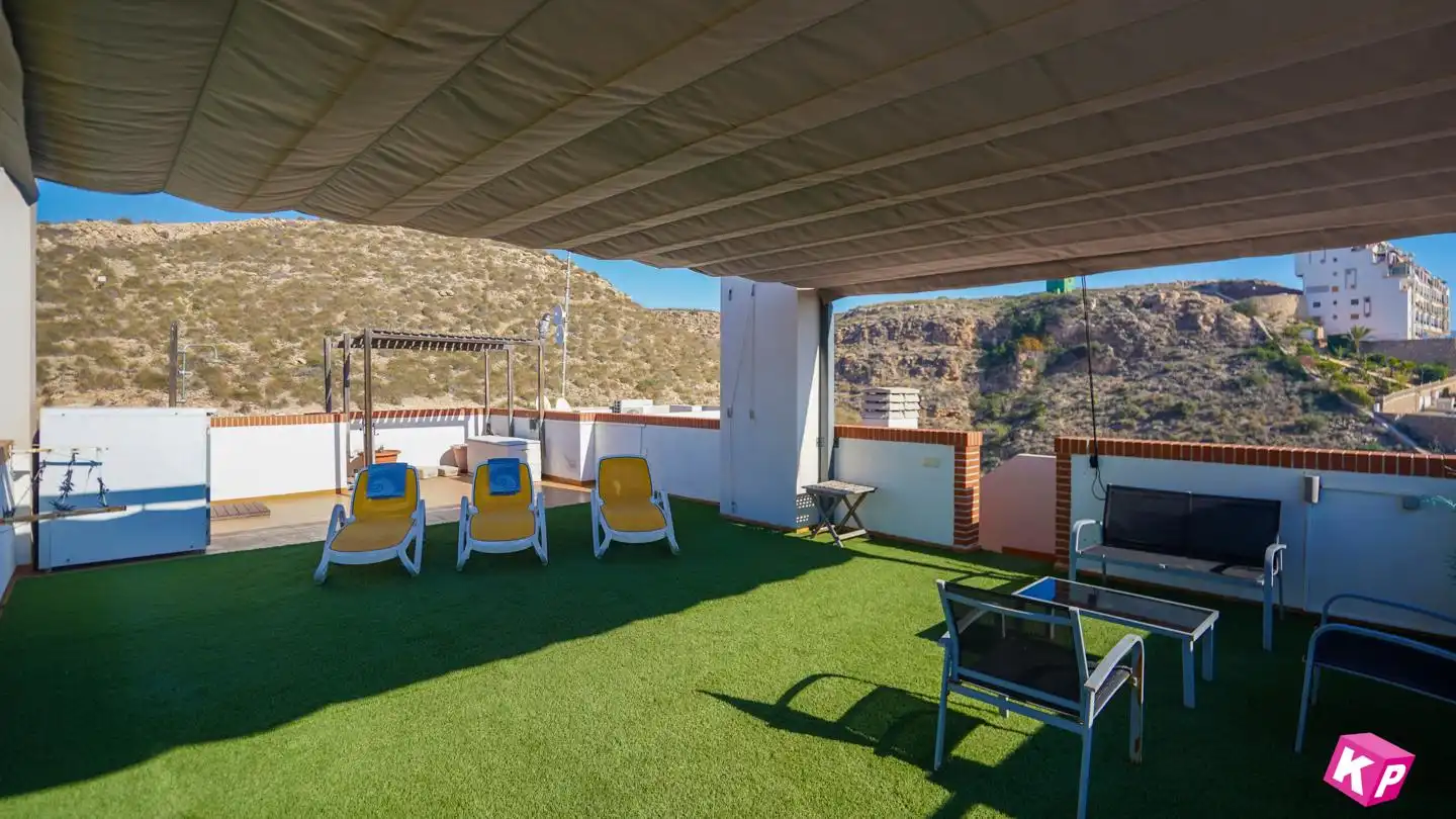 Terrasse von Wohnung zum Verkauf in Santa Pola mit Klimaanlage, Heizung und Terrasse