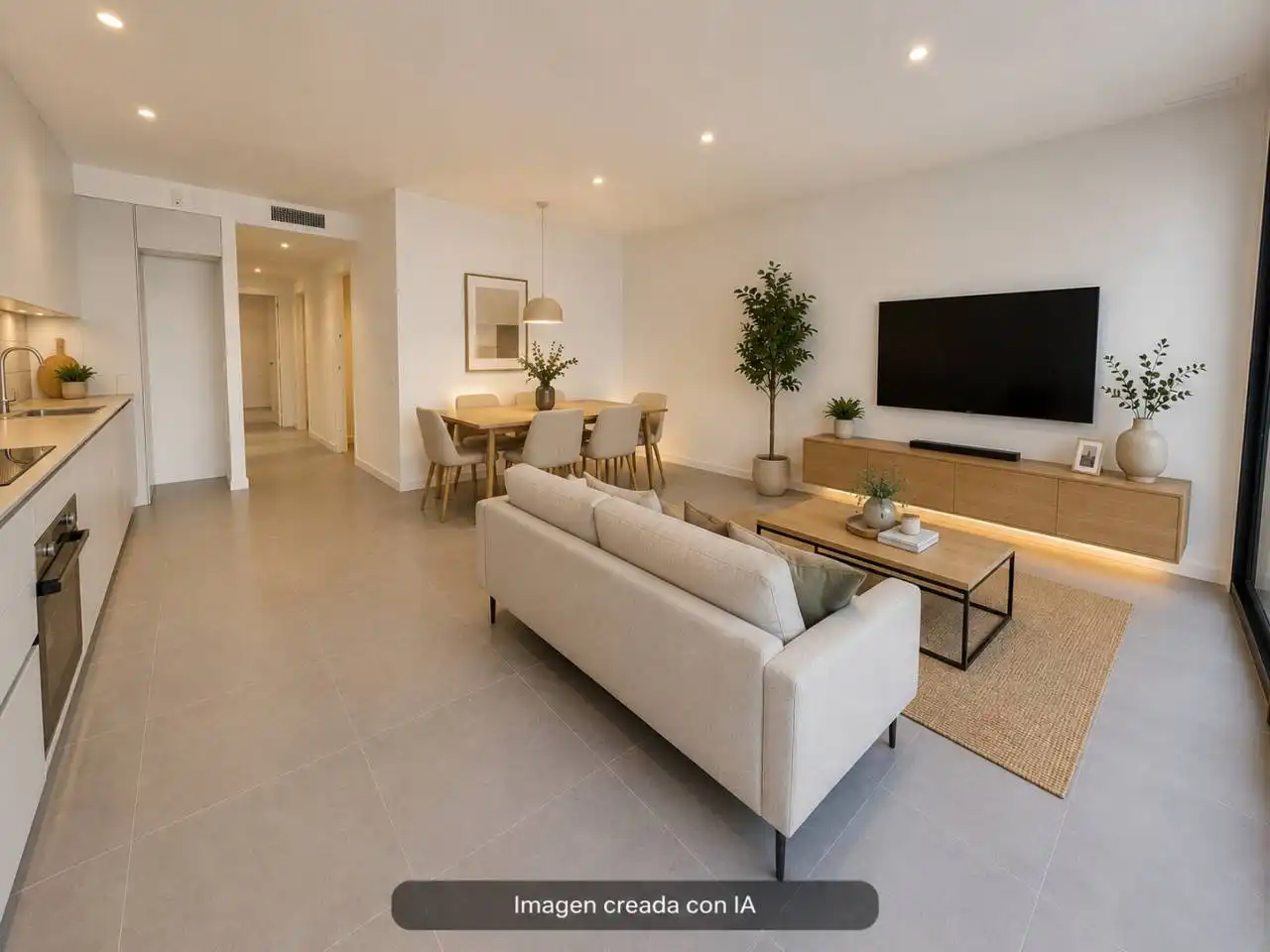 Living room of Flat for rent in Sabadell  with Air Conditioner, Heating and Private garden