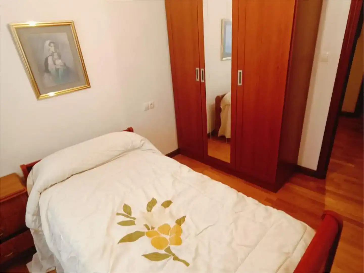 Bedroom of Flat for rent in Viveiro  with Furnished and Balcony
