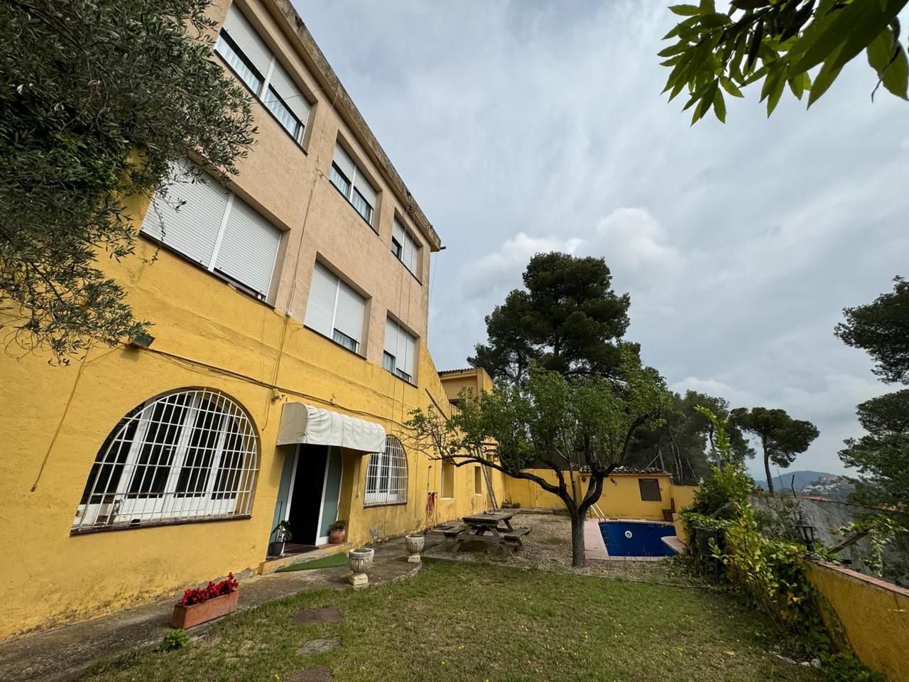 Exterior view of Country house for sale in Sant Fost de Campsentelles  with Heating, Private garden and Parquet flooring