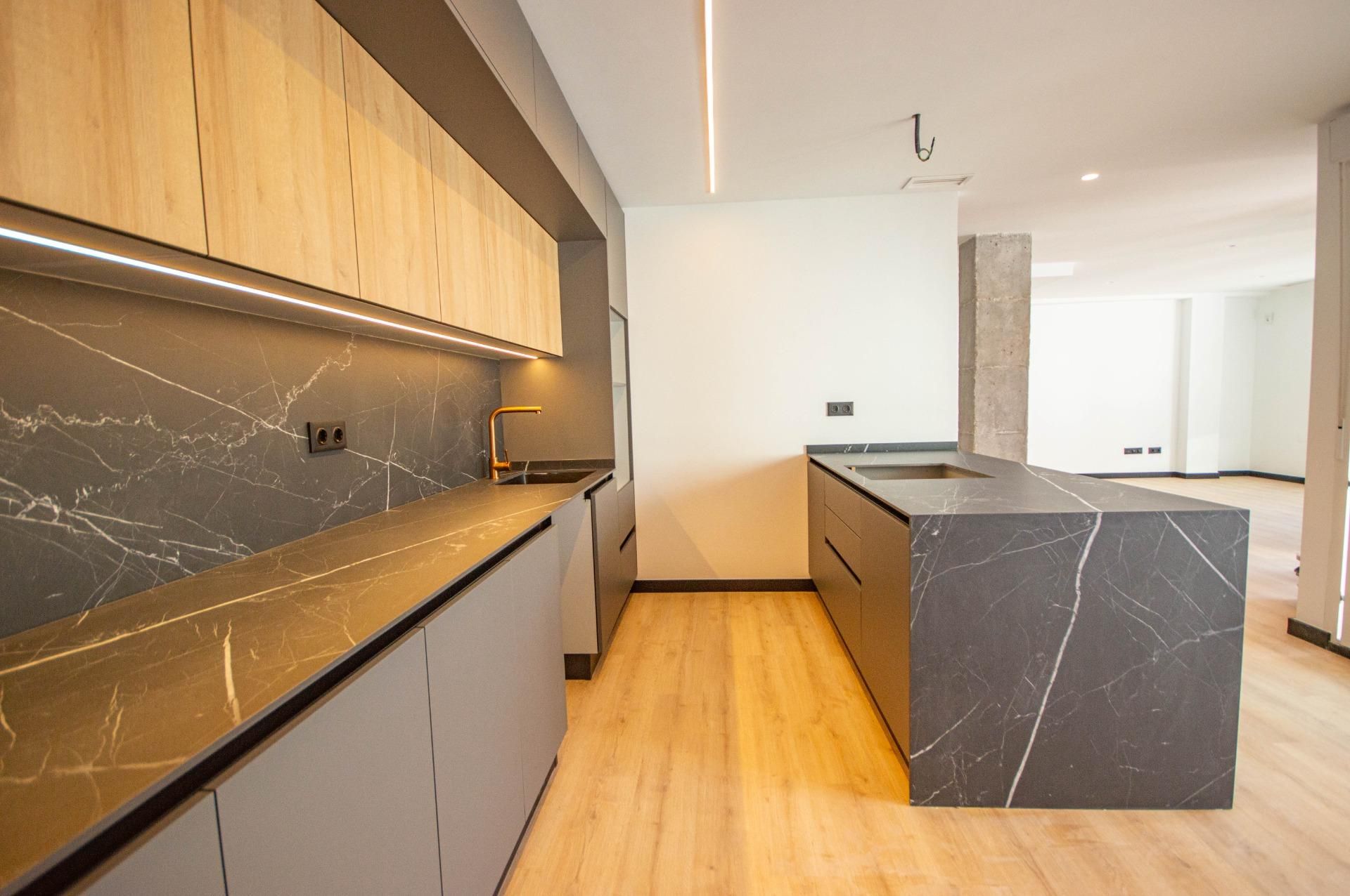 Kitchen of Single-family semi-detached for sale in Petrer  with Air Conditioner, Private garden and Terrace