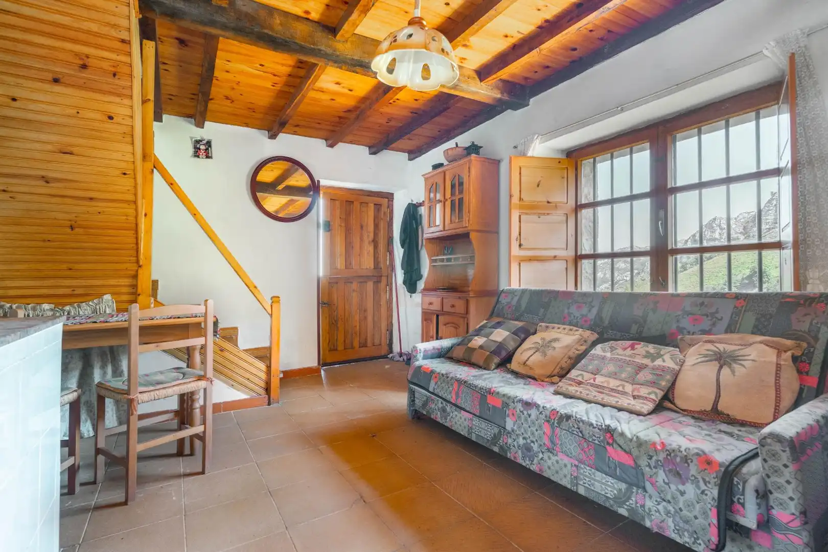 Living room of Houses for sale in Bimenes  with Heating, Private garden and Terrace